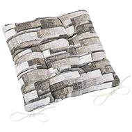 Bellatex EMA quilted - 40 × 40 cm, quilted - tiles grey - Pillow Seat