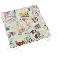 Bellatex EMA quilted - 40 × 40 cm, quilted - Easter patchwork - Pillow Seat