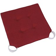Bellatex Smooth Ulla - 40 × 40 cm - burgundy - Pillow Seat