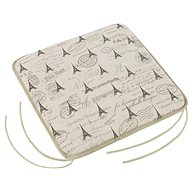 Bellatex IVO plain - 40 × 40 cm, plain - Eiffel Tower - Pillow Seat