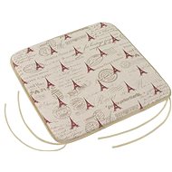 Bellatex IVO plain - 40 × 40 cm, plain - Eiffel red - Pillow Seat