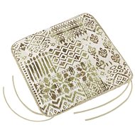 Bellatex IVO plain - 40 × 40 cm, plain - Indian motif - Pillow Seat