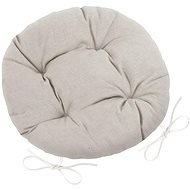 Bellatex IVO round quilted - diameter 40 cm - Uni black - Pillow Seat