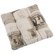 Bellatex IVO quilted - 40 × 40 cm, quilted - paintings - Pillow Seat