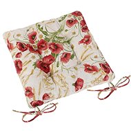 Bellatex IVO quilted - 40 × 40 cm, quilted - poppy - Pillow Seat