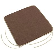 Bellatex LADA plain - 40 × 40 cm, plain - brown Uni - Pillow Seat