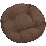 Bellatex LADA round quilted - diameter 40 cm - brown Uni - Pillow Seat