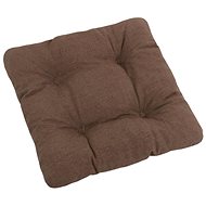 Bellatex LADA quilted - 40 × 40 cm, quilted - brown Uni - Pillow Seat