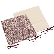 Bellatex Paula plain - 38 × 38 cm - burgundy cashmere - Pillow Seat