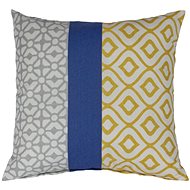 Bellatex Cotton - 40 × 40 cm - blue and yellow stripes - Pillowcase