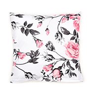 Bellatex Cotton - 40 × 40 cm - rosehip rose - pink, grey - Pillowcase