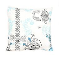 Bellatex Cotton - 40 × 40 cm - turquoise ornament - Pillowcase