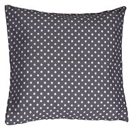Bellatex Cotton satin - 40 × 40 cm - polka dot grey - Pillowcase