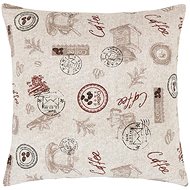 Bellatex EMA - 45 × 45 cm - coffee - Pillowcase