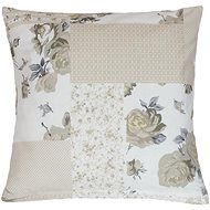 Bellatex Krepový - 40 × 40 cm - béžový patchwork - Pillowcase