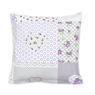 Bellatex Crepe - 40 × 40 cm - purple heart - Pillowcase