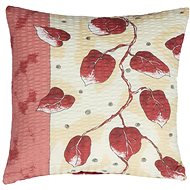 Bellatex Crepe - 40 × 40 cm - terra leaves - Pillowcase