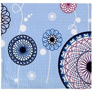 Bellatex Crepe - 40 × 40 cm - mandala light blue - Pillowcase