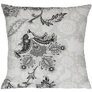 Bellatex Crepe - 40 × 40 cm - budding flower grey - Pillowcase