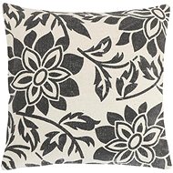 Bellatex PAULA - 45 × 45 cm - grey flower - Pillowcase