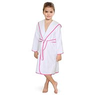 Bellatex Terry - size 3 - 5 years - white with pink ribbon - Bathrobe