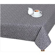 Bellatex Tablecloth ADÉLA - 100 × 100 cm - grey flower - Tablecloth