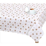 Bellatex Tablecloth ADÉLA - 120 × 140 cm - beige flower - Tablecloth