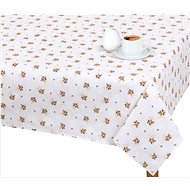 Bellatex Tablecloth ADÉLA - 70 × 70 cm - beige flower - Tablecloth