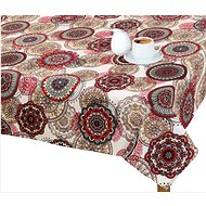 Bellatex Tablecloth ADÉLA - 70 × 70 cm - mandala red - Tablecloth