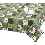 Bellatex Tablecloth ADÉLA - 70 × 70 cm - patchwork green - Tablecloth