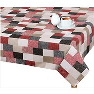 Bellatex Tablecloth EMA - 120 × 140 cm - brick burgundy - Tablecloth
