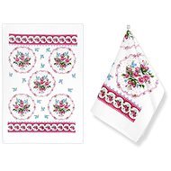BELLATEX s. r. o. Towel 209 set of 2pcs 40 × 60 flowers - Dish Cloth