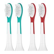 BMK Trading heads for children for age 7+, 4 pcs - compatible with Philips Sonicare For Kids HX6044 - Replacement Head