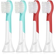 BMK Trading heads for children for ages 4-6 years, 4 pcs - compatible with Philips Sonicare For Kids HX6034 - Replacement Head