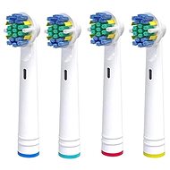 BMK Trading compatible heads for Oral-B toothbrushes, 4 pcs - compatible with Oral-B EB25 Floss Action - Replacement Head