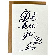 BE NICE EKO přání Děkuji modré - Greeting Card