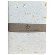 BE NICE EKO handgeschöpftes Papier A5, liniert, Ringelblume und Wermut - Heft