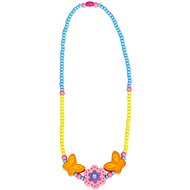 Bino Necklace, pink flower - Necklace