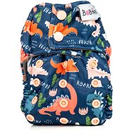 Bobánek Newborn AIO Diaper Snaps - Dinosaurs - Cloth Nappies