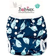 Bobánek Growing Swimwear for Babies Large - Blue Whales - Swim Nappies