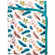 Bobánek Changing mat - White feathers 75 × 75 cm - Changing Pad