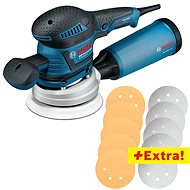 BOSCH GEX 125-150 AVE + Sandpapers + Case - Random Orbital Sander