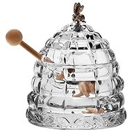 Bohemia Crystal Honey Jar 118mm - Storage Jar