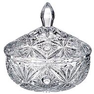 Bohemia Crystal Nova Miranda Container with Lid 150mm - Storage Jar
