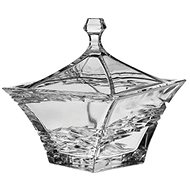 Bohemia Crystal Jar with lid Samurai 185mm - Storage Jar