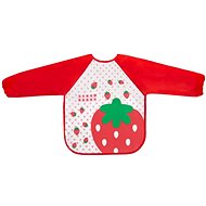 BocioLand bib with long sleeves Strawberry red - Bib