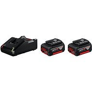 Bosch 2× GBA 18V 4.0Ah + GAL 18V-40 - Charger and Spare Batteries