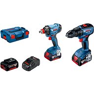 BOSCH GSR 18V-50 + GDX 180-LI Professional 3x5Ah, in L-Box, 0.601.9g5.227 - Cordless Tool Set