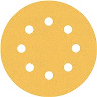 BOSCH EXPERT 6 pcs C470 paper for vibratory grinders 125 mm, 8 holes, G 60/120/240 2.608.900.812 - Sandpaper