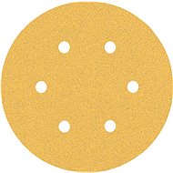 BOSCH EXPERT Sanding papers C470 with 6 holes for vibratory sanders 150 mm, G 80, 5 pcs 2.608.900.81 - Sandpaper